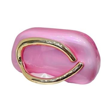 Imagem de Bolsa Transversal Elegante De Acrílico Para Mulheres, Mini Clutch Para