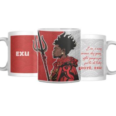 Imagem de Caneca Exu Coleção Orixás Umbanda Candomblé 325ml - Flash