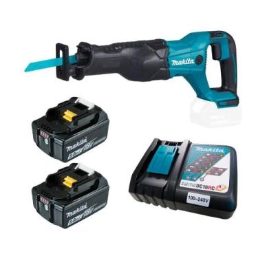 Imagem de Serra Sabre 18V DJR186Z Com 2 Baterias 5AH Makita Bivolt, Bivolt