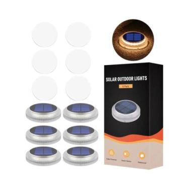 Imagem de Luzes De Solo Externas À Prova D'água Movidas a Energia Solar, Com Ace