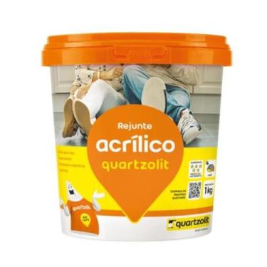 Imagem de Rejunte Acrílico 1Kg - Cinza Platina - Quartzolit
