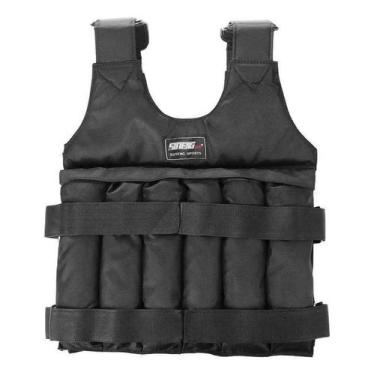 Imagem de Colete de Carga 50kg para Corrida de Obstáculos e Treino Militar Ajust
