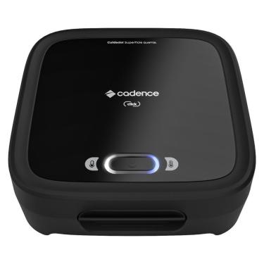 Imagem de Sanduicheira Cadence SAN400 Compacta com Chapa Grill Antiaderente Preto 220V