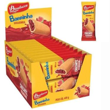 Imagem de Biscoito Recheado Goiabinha Bauducco Caixa Com 20 Barrinha