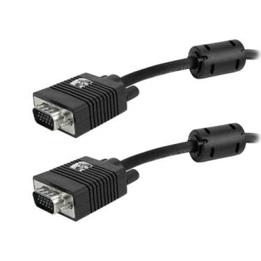 Imagem de Cabo VGA Macho 5 Metros com Filtro Qualidade de sinal garantida - 5+, 