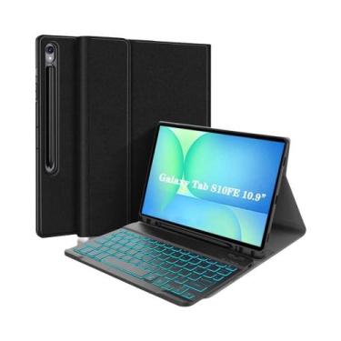 Imagem de Capa Com Teclado Para Samsung Galaxy Tab S10 FE 10.9 Polegadas SM-X520