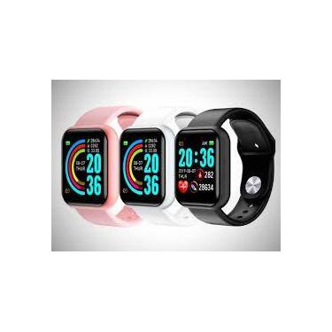 Imagem de Relógio Smartwatch wD20 Pulseira Inteligente Monitor Cardíaco Pressão 
