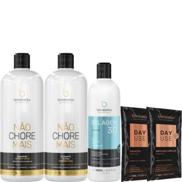 Imagem de Borabella Não Chore 2x1L + Selagem 3D Semi Definitiva 350ml