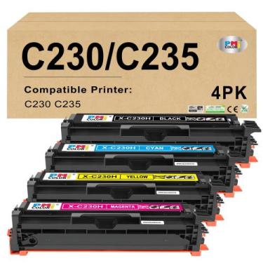 Imagem de Kit com 4 Cartuchos de Toner PM Colori C230 C235 de Alto Rendimento