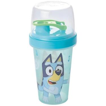 Imagem de Mini Shakeira Bluey 320ML para Bebidas em Plástico BPA FREE Licenciada