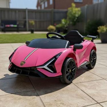 Imagem de Carro Elétrico Sport Infantil Bateria com Música Luz e Controle Remoto