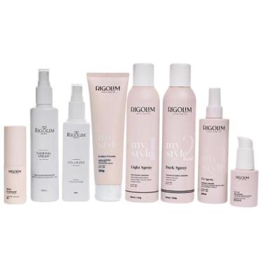 Imagem de Kit para penteado profissional rigolim hair (8 produtos) - Rigolim Hai