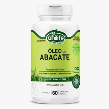 Imagem de Óleo de Abacate com Ômega 6 e 9 60 cápsulas 1000mg - Unilife, Unissex,