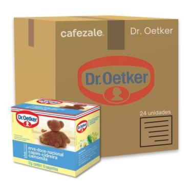 Imagem de Chá Dr.Oetker Erva Doce Capim Cidreira e Camomila 24 caixas - Dr. Oetk