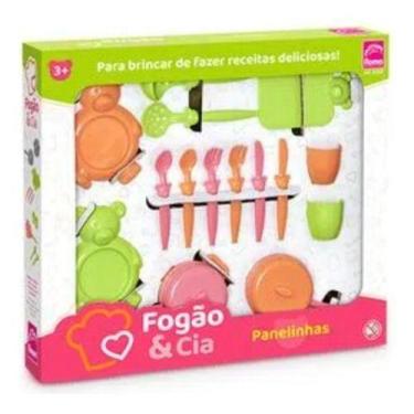Imagem de Kit Conjunto De Panelinhas - Fogão E Cia - Roma Brinquedos