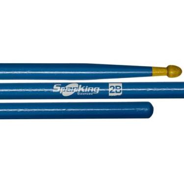 Imagem de Baqueta Spanking Linha Colorida 2B Clássica Azul (4050AZ)