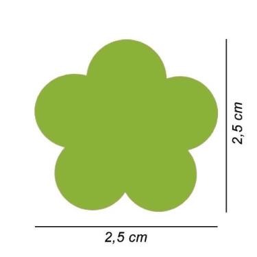 Imagem de Furador Premium Artesanal Toke e Crie - Jumbo, FLOR 5 PÉTALAS