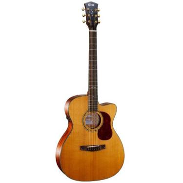 Imagem de Violão elétrico cort gold oc6 orchestra model bocote nat c/ bag