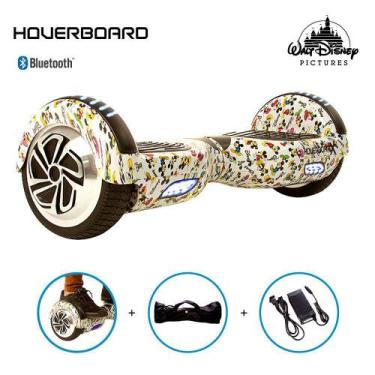 Imagem de Hoverboard 6,5" Mickey Mouse Branco Hoverboard Bluetooth