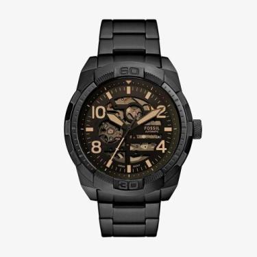 Imagem de Relógio Fóssil Masculino Automático Bronson Preto ME3256/1PI