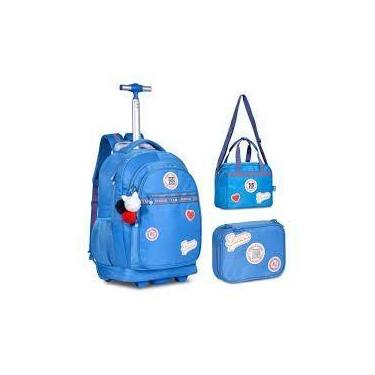 Imagem de Kit Rebecca Bonbon Luxo Completo - Mochila de Carrinho RB24001 + Lanch