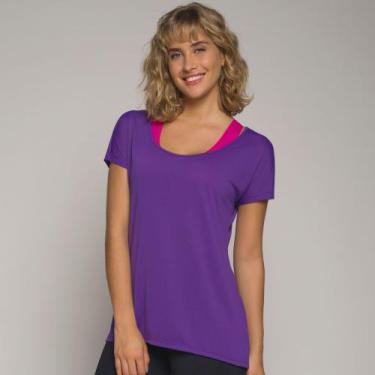 Imagem de Camiseta Selene Feminina, Roxo, G