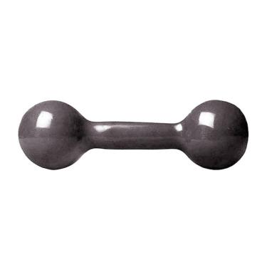Imagem de Halter Emborrachado 9kg para Treino de Musculação com Melhor Aderência Cinza Kikos