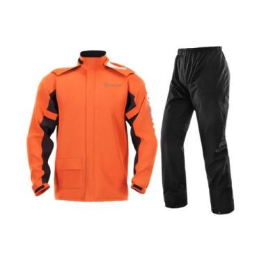 Imagem de Capa de Chuva para Motociclista com Calças - Impermeável para Moto e A