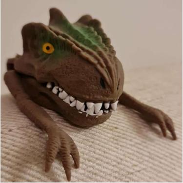 Imagem de Fantoche Dinossauro Realista Estica Muito - Toyng, Marrom
