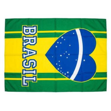 Imagem de Bandeira Do Brasil 90x140 CM  Decoração Eventos Festa Copa - Senhor Pr