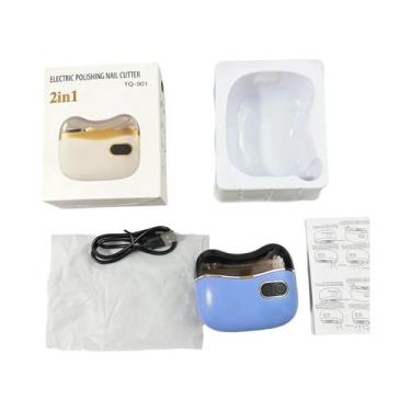 Imagem de Cortador De Unhas Elétrico Recarregável Com Luz Para Manicure, Lixamen