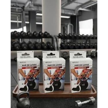 Imagem de Par De Luvas Grip Silicone Musculaçao Academia Anti Calo Protetor Mao 