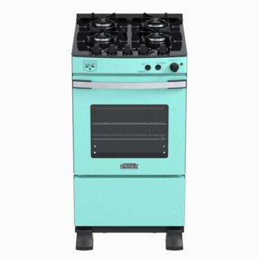 Imagem de Fogao a Gas 4 Bocas Venax Gaudi Vetro Vitreo Verde, Verde, 110V