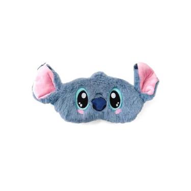 Imagem de Máscara de Dormir Pelúcia Stitch Disney - Azul - Luxcel, Azul, Único