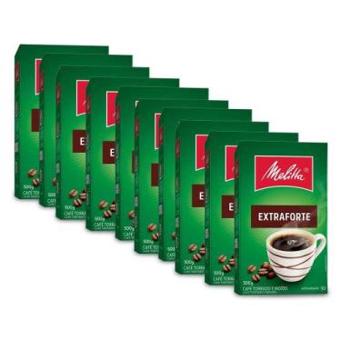 Imagem de Café Moído Melitta Extra Forte a Vácuo Kit 10 Pacotes 500g