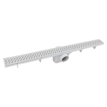 Imagem de Ralo Linear 70cm Com Grelha Branca Amanco