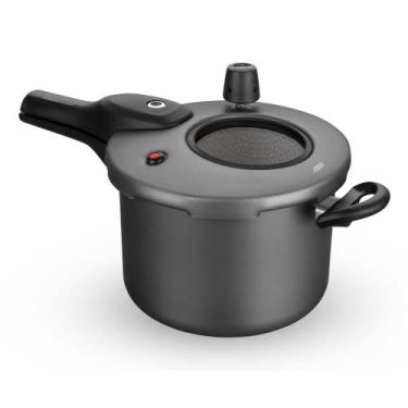 Imagem de Panela Pressão MTA Visor Inquebrável 4,5L Fechamento Externo Antiadere
