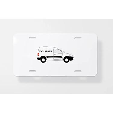 Imagem de Capa para placa de carro pequena para transporte de correio – Capa para placa de carro – Capa para moldura da placa de carro 15 x 30 cm