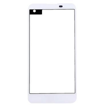 Imagem de HAIJUN Peças de reposição para celular com lente de vidro externa para LG X Screen / K500 / K500N (Cor: Branco)
