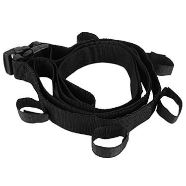 Imagem de Cinto de vara de pesca de carro, tiras de suporte de vara de pesca de veículo convenientes resistentes ao desgaste portátil para carro SUV para MVP e van para pesca para produtos ao ar livre(Preto)