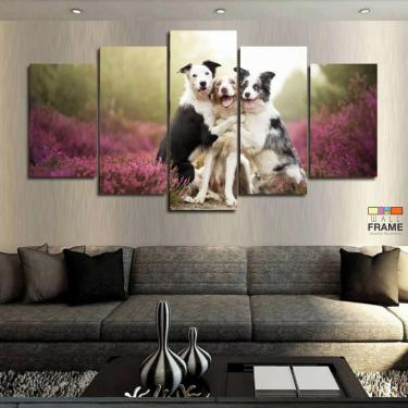 Imagem de Quadros Decorativos Pet Shop Cachorros 63x130mtem Tecido