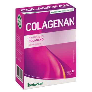 Imagem de Proteínas do Colágeno Colagenan 750mg Gelatina Pura 45 Cápsulas