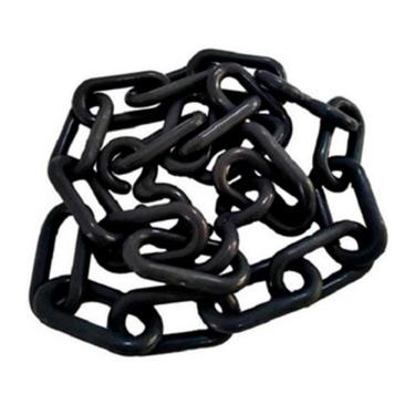 Imagem de 40 Mt Corrente Plástica Isola Calha Chuva Elo G Preto