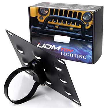 Imagem de iJDMTOY Não é necessário furar o suporte para placa de licença de 7,6 cm