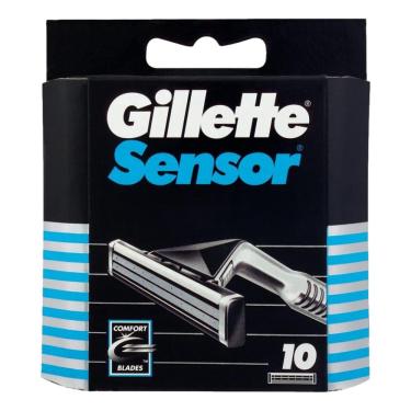 Imagem de Gillette Sensor Recargas de lâmina de barbear - 10 Unidades - Importado