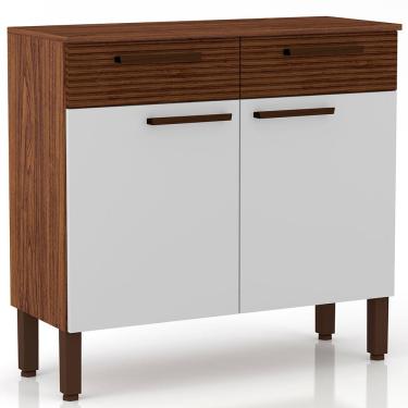 Imagem de Balcão Duplo Kit's Paraná Nala com 2 Portas e 2 Gavetas