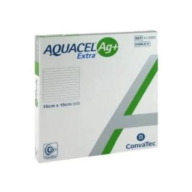 Imagem de Curativo Aquacel Ag+ Extra 15cm X 15cm Cx C/5 - Convatec