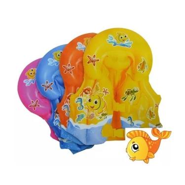 Imagem de Colete Inflável Infantil Summer Fun - Wellmix - Azul