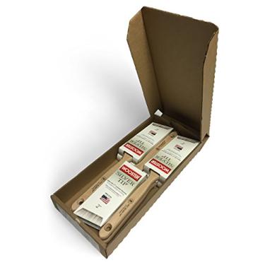Imagem de Pincel de madeira 5221 ponta de prata ângulo faixa pincel, pacotes com 6, 2 Inch
