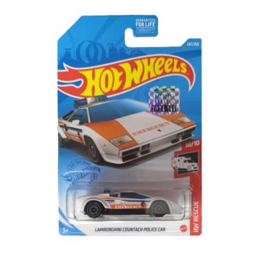 Imagem de Hot Wheels Lamborghini Countach Police Car - Rescue 10/10 - White 247/250